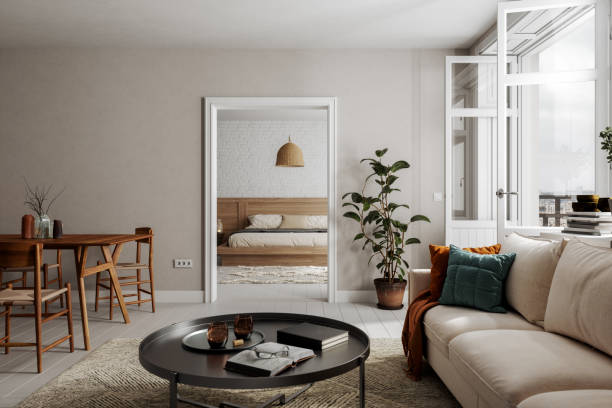 Scandinavian style apartment interior Scandinavian style apartment interior